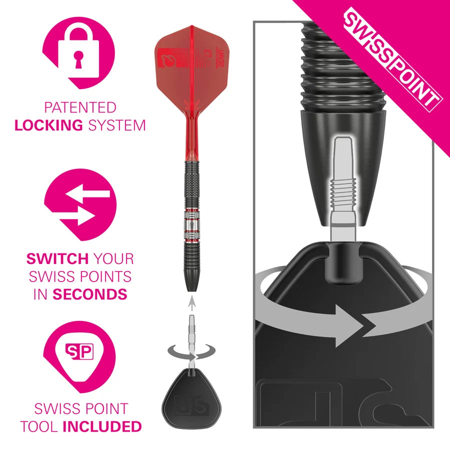 Gabriel Clemens 95K 95% Tungsten SP Steel Tip Darts