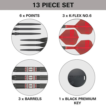 Gabriel Clemens 95K 95% Tungsten SP Steel Tip Darts