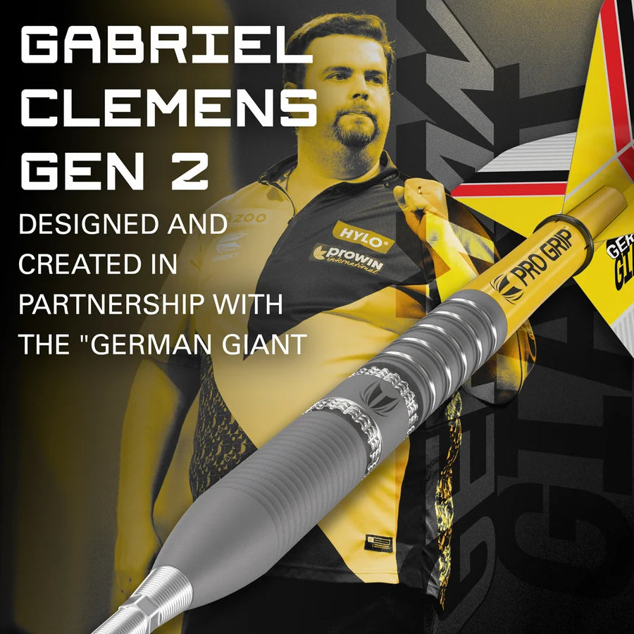 Gabriel Clemens G2 90% Tungsten Swiss Point Steel Tip Darts