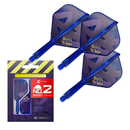 Target Luke Littler World Champion 2026 K-Flex Integrated Flights & Shafts No2