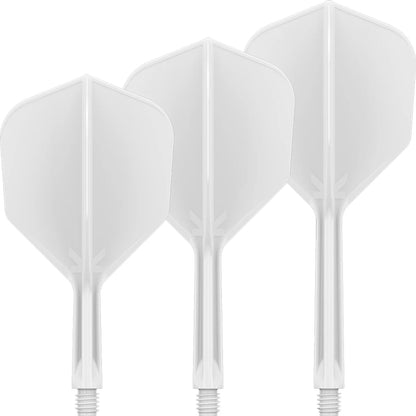 White K-Flex No6 Darts Flights