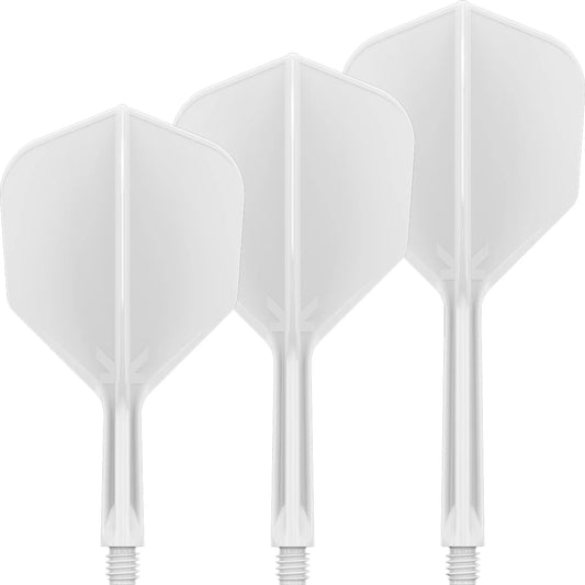White K-Flex No6 Darts Flights